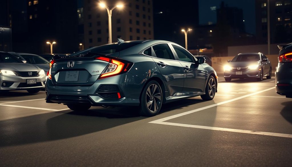 Honda Civic Urban Parking Maneuverability