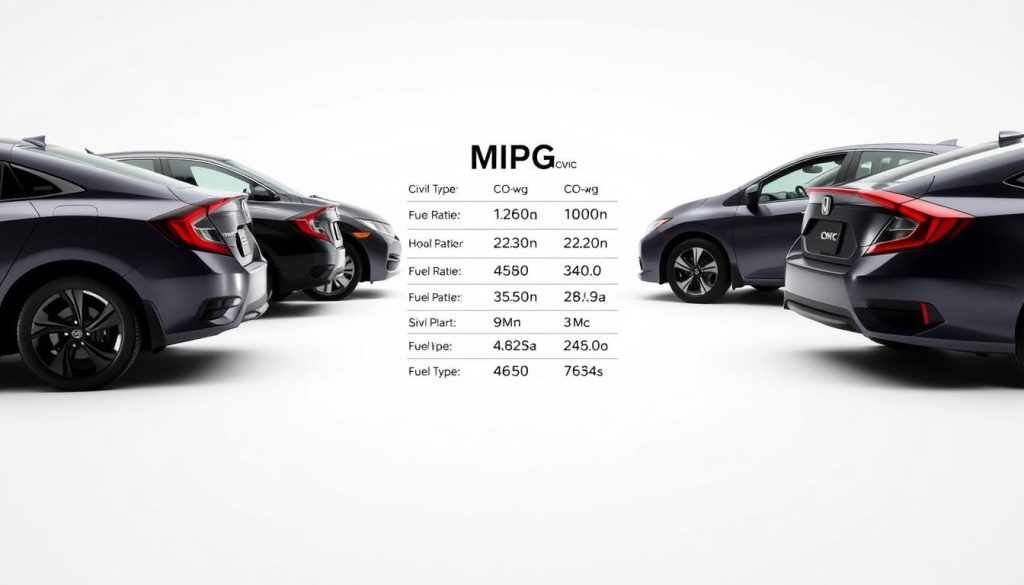 Honda Civic Fuel Efficiency Comparison