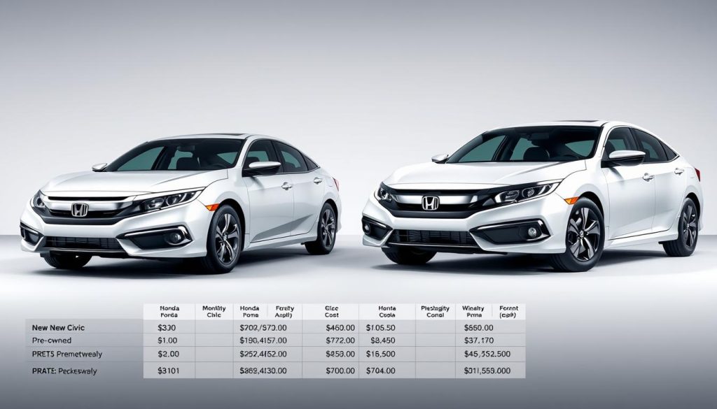 Honda Civic Pricing Comparison