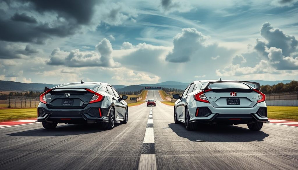 Honda Civic Speed Comparison