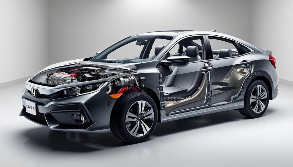 Honda Civic weight factors